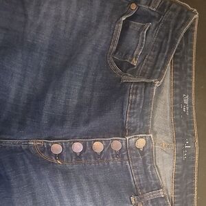 a.n.a High Rise Dark Blue Jeans